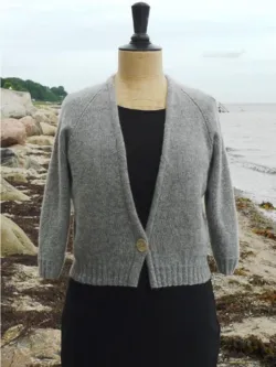 TRS Cardigan i cashmere med V-hals