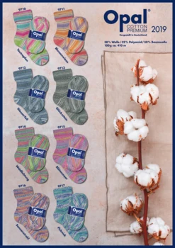 Opal strømpegarn Cotton Premium 2019 - 4tr
