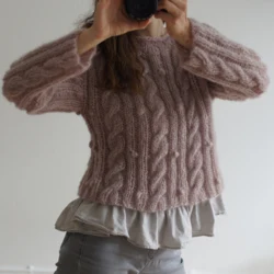 Gepard Kort Mohairsweater D