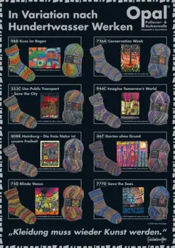 Opal strømpegarn Hundertwasser III