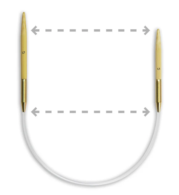 Asymmetrisk shirotake rundpinde 23 cm