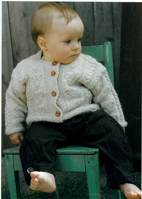 Gepard Babytrøje med snoninger og hjerter