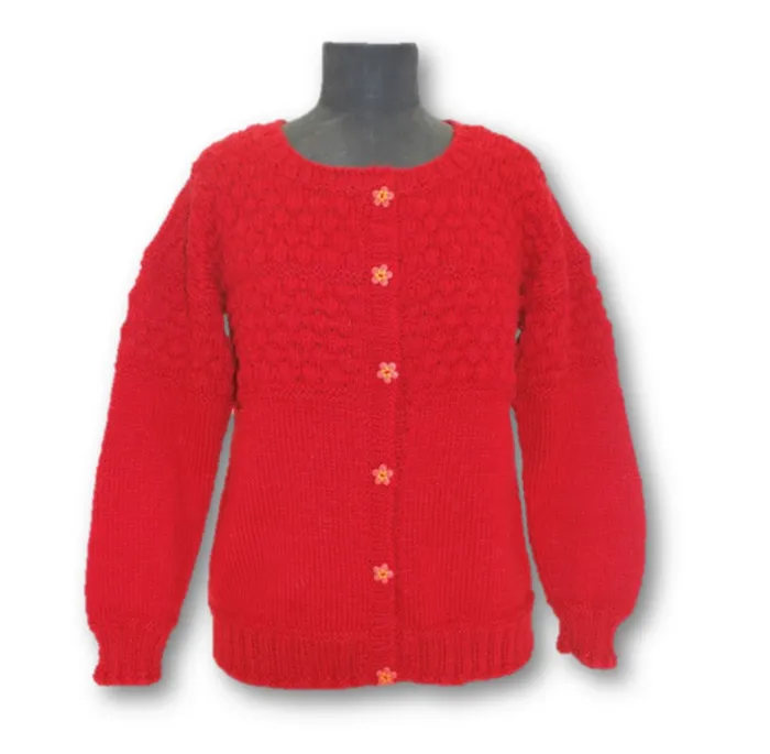 Gepard Cardigan med sømandsbobler