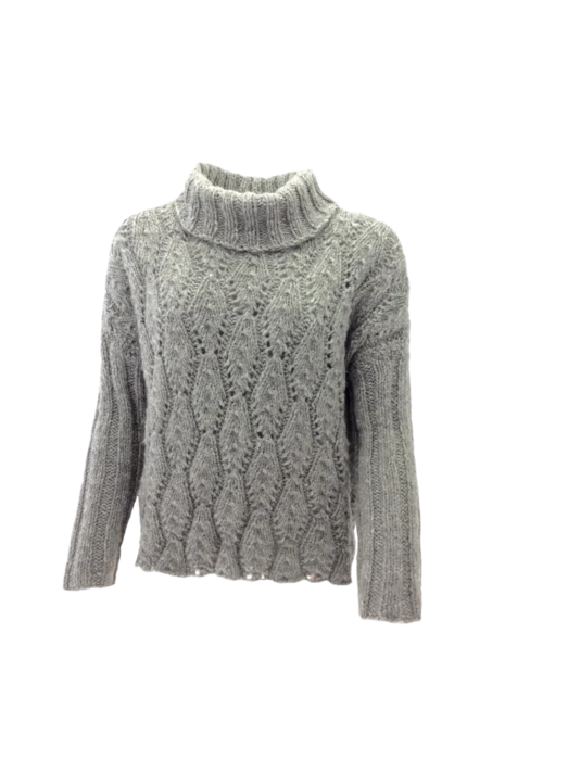 Gepard Vid sweater med italiensk hulmønster