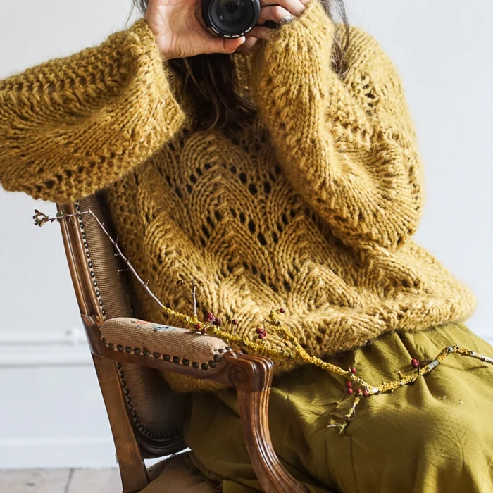 Gepard Montgolfier – sweater med ballonærmer D
