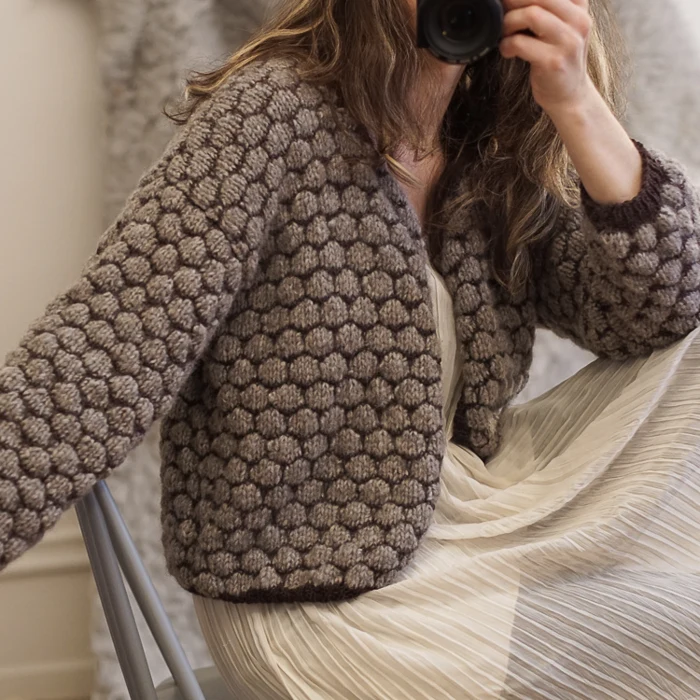 gepardgarn - bubbalo cardigan