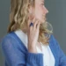 TRS Cardigan i mohair med V-hals