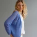 TRS Cardigan i mohair med V-hals