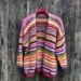 Gepard Gefion multistribet cardigan i mohair