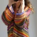 Gepard Gefion multistribet cardigan i mohair