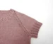 Gepard T-shirt med hulraglan og ribsnoning